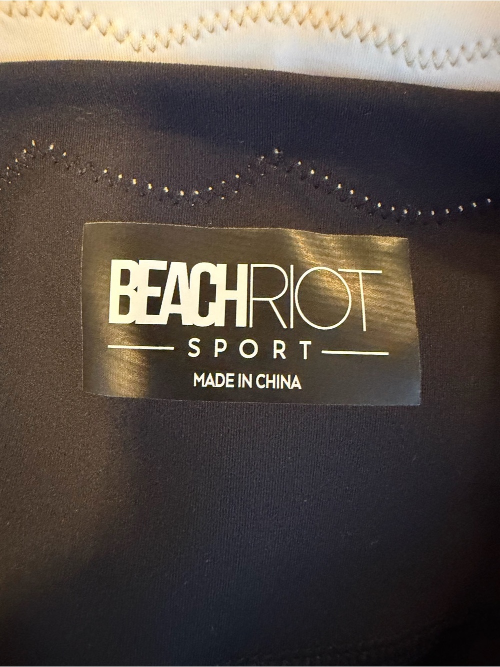 Beach Riot Stacy Scallop Colorblock Rib Leggings - Picture 9 of 9
